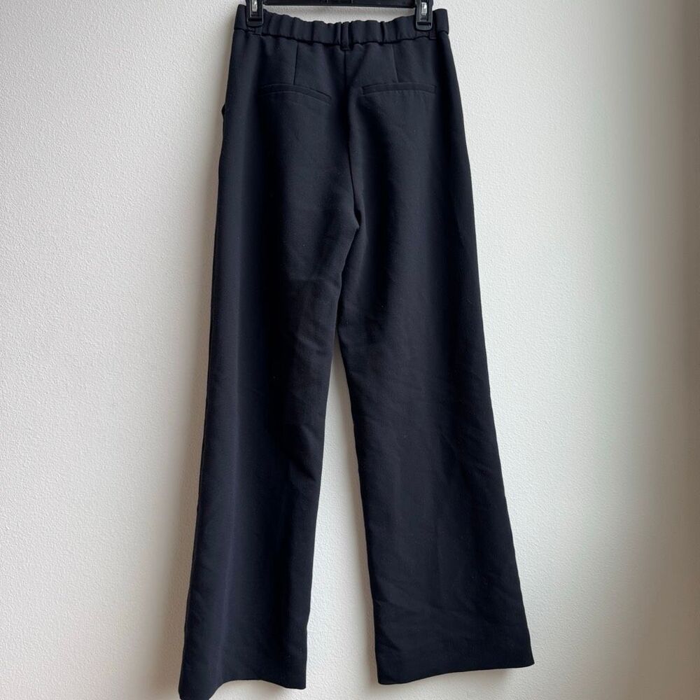 ✨$5/$25 Abercrombie & Fitch Black Wide Straight Leg Trouser Pants Size 27/4 LONG - Picture 9 of 11
